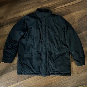 Vintage Y2K Timberland Jacket XL Black Duck Down Feather Puffer Weathergear